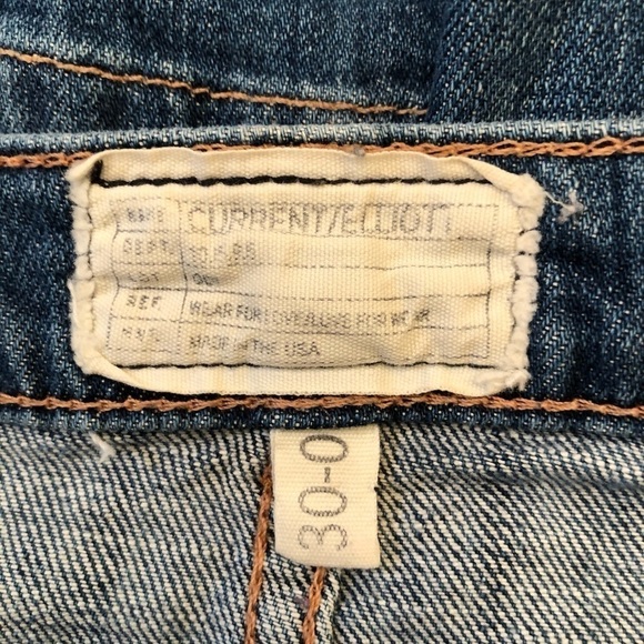 Current Elliott Charlie Pant Champion 1970s Flare Trouser Relaxed Jeans 30 - Picture 9 of 16